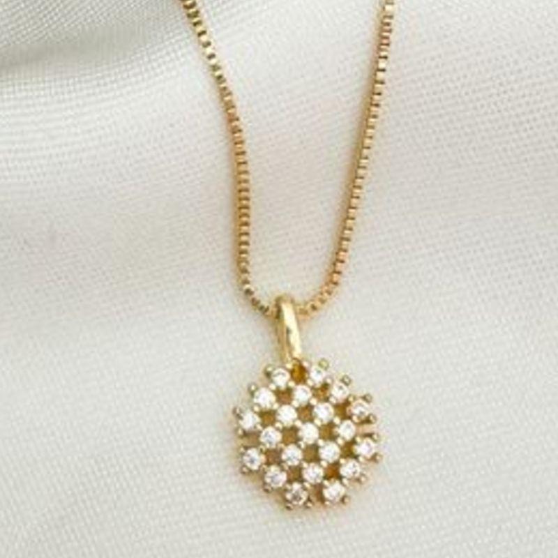 COLAR REDONDO CRAVEJADO