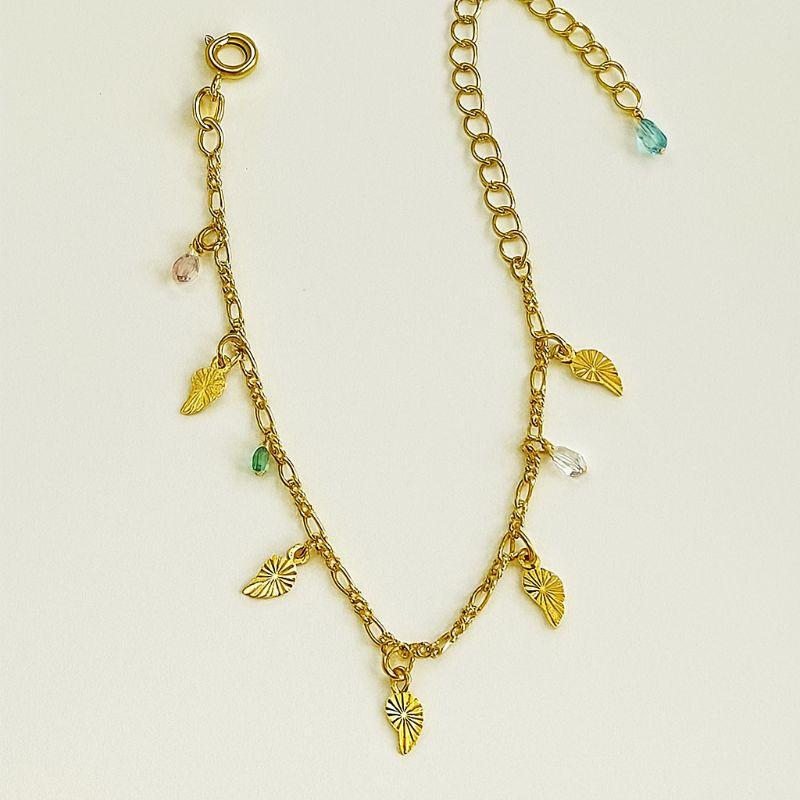 PULSEIRA FOLHAS ZIRCONIAS COLORIDAS