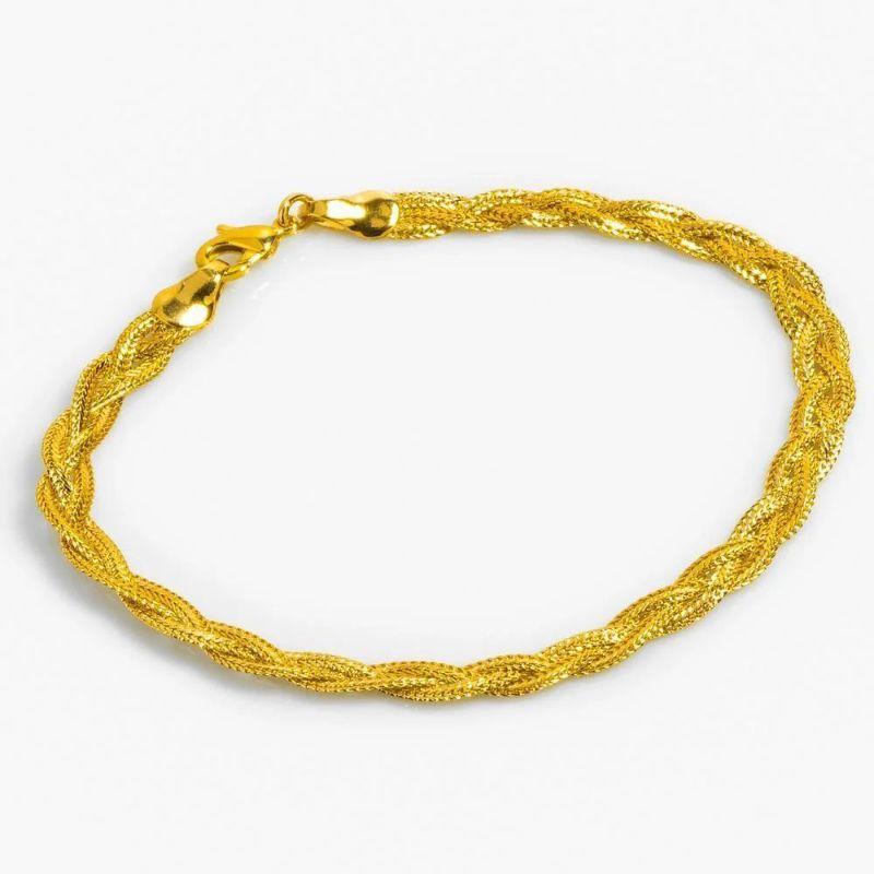 PULSEIRA TRANÇADA TRES FIO