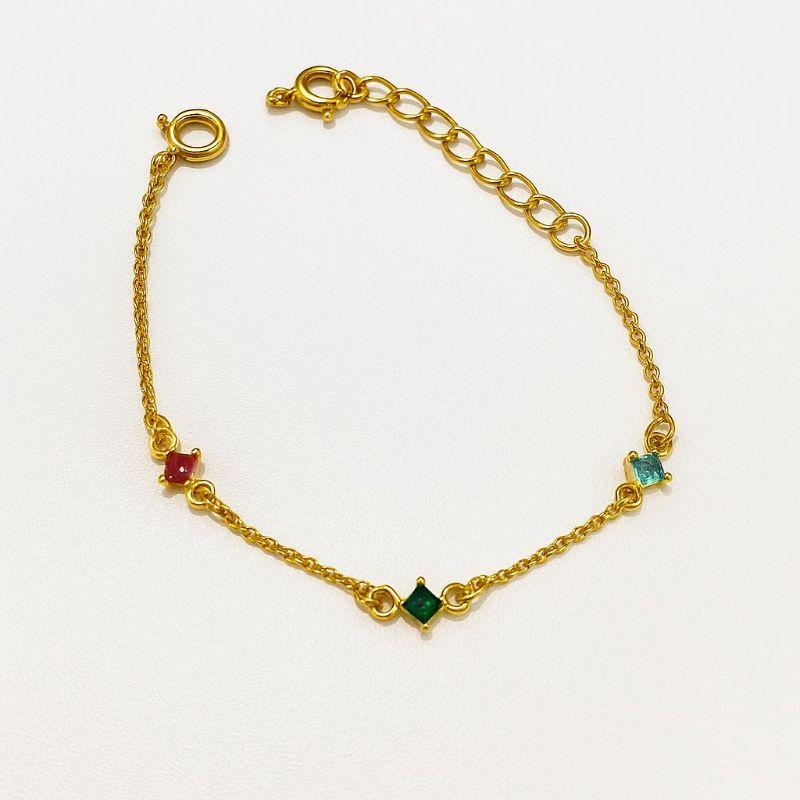 PULSEIRA ZIRCONIA COLORIDAS