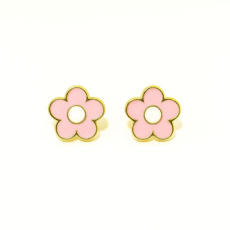 BRINCO FLOR ROSA INFANTIL
