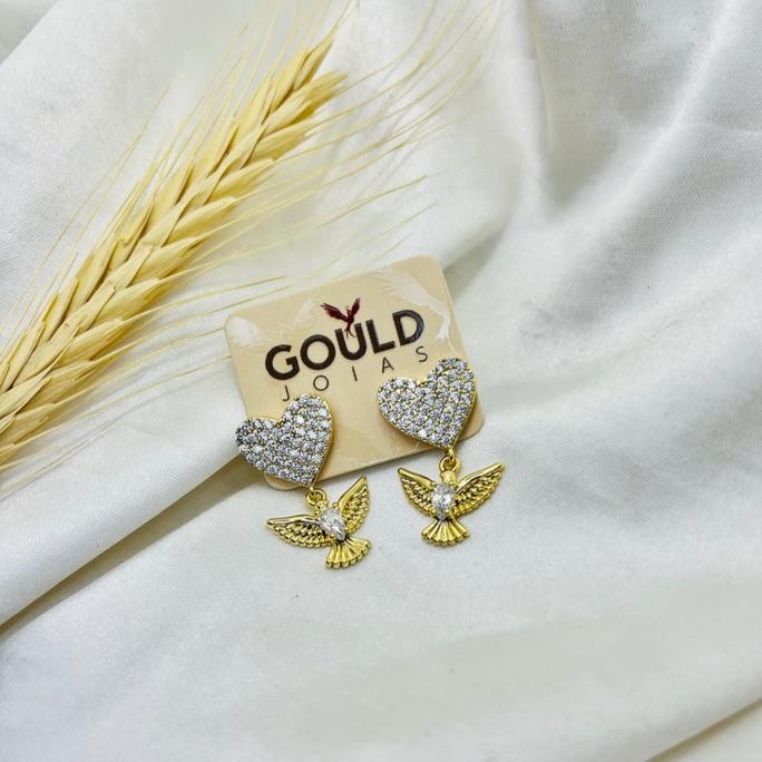 BRINCO CORAÇAO CRAVEJADO PASSARO