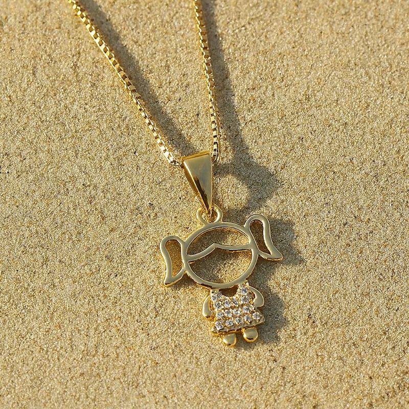 COLAR FILHA CRAVEJADA