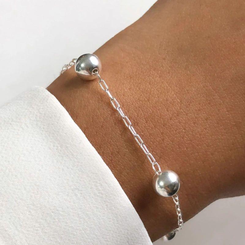 PULSEIRA BOLA G CORRENTE CARTIER FINA