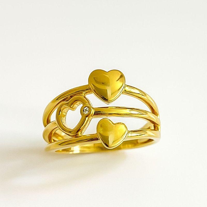 ANEL TRIPLO CORAÇAO