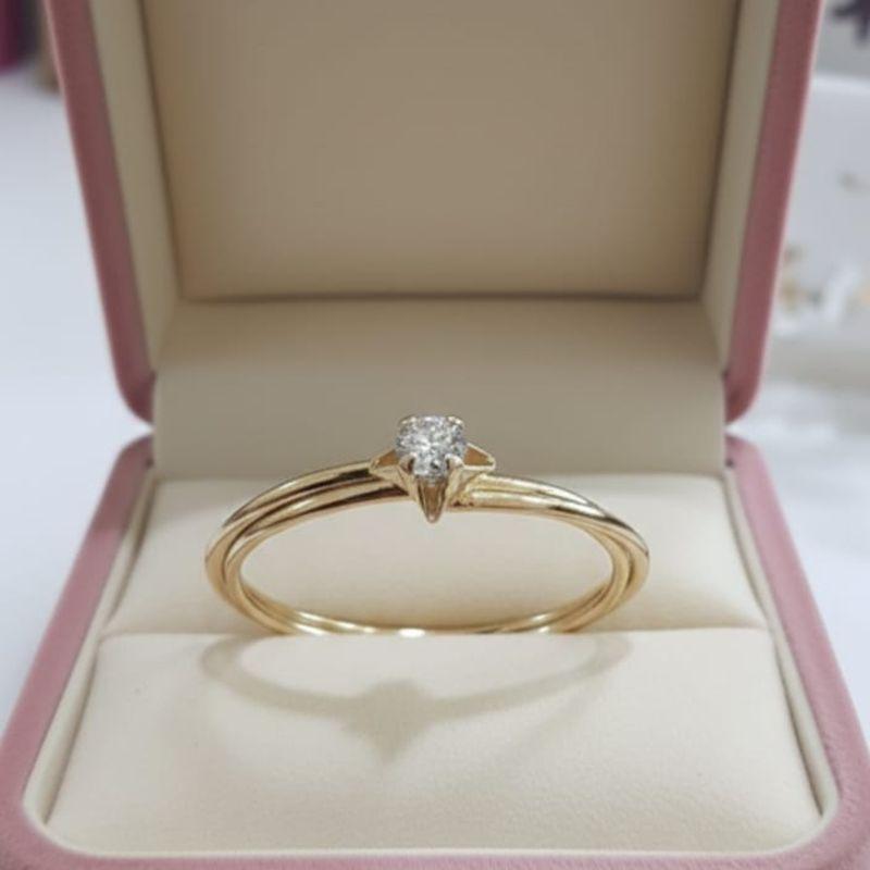 ANEL ESTRELA COM PONTO DE LUZ