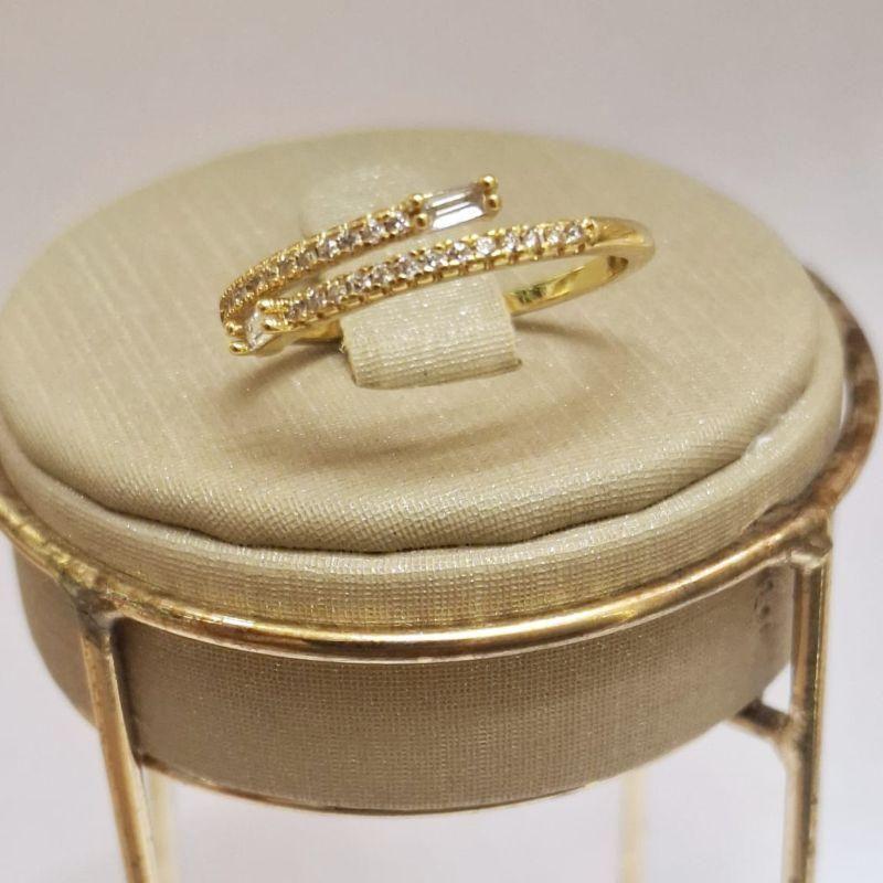 ANEL REGULAVEL CRAVEJADO C/ ZIRCONIA