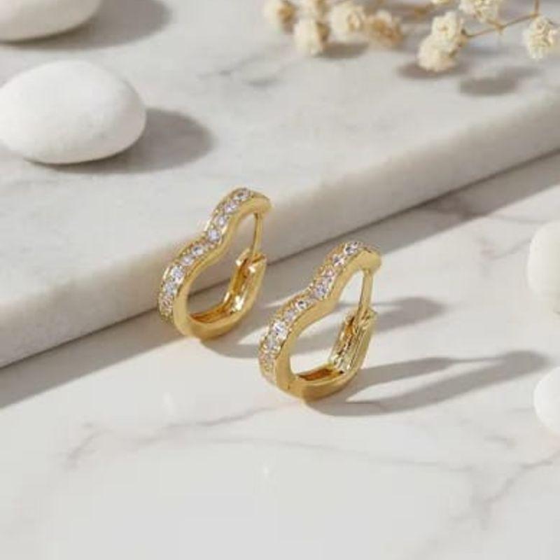 ARGOLA (M) CORAÇAO CRAVEJADO