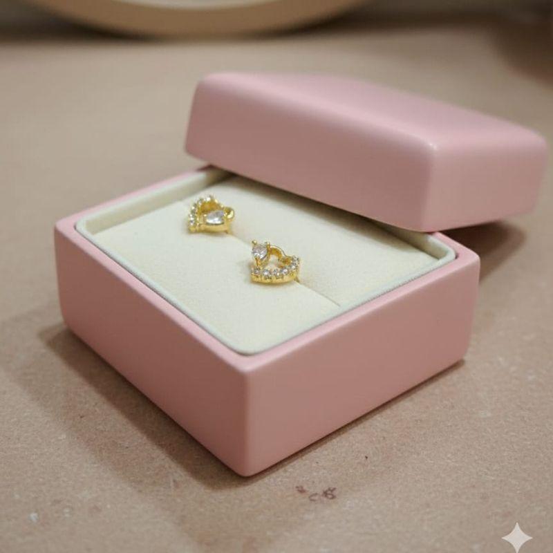 BRINCO CORAÇAO P C/ ZIRCONIA