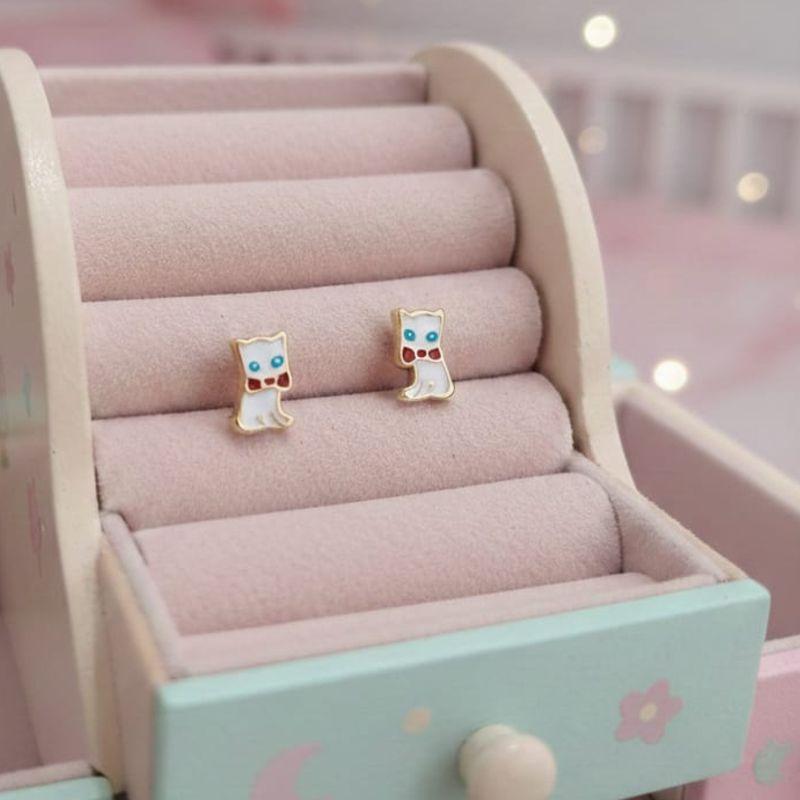 BRINCO INFANTIL GATINHA RESINA