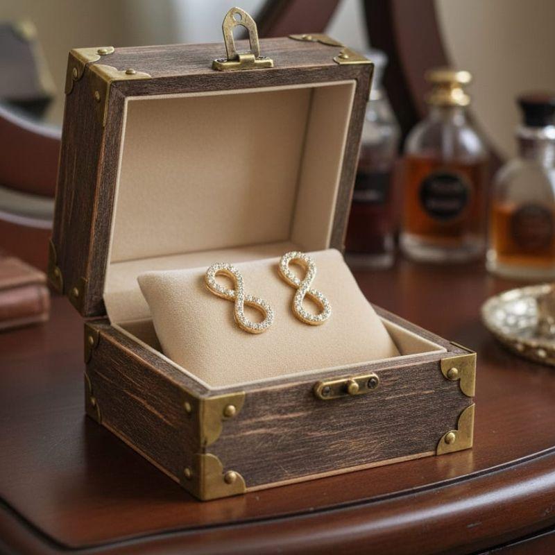 BRINCO INFINITO CRAVEJADO