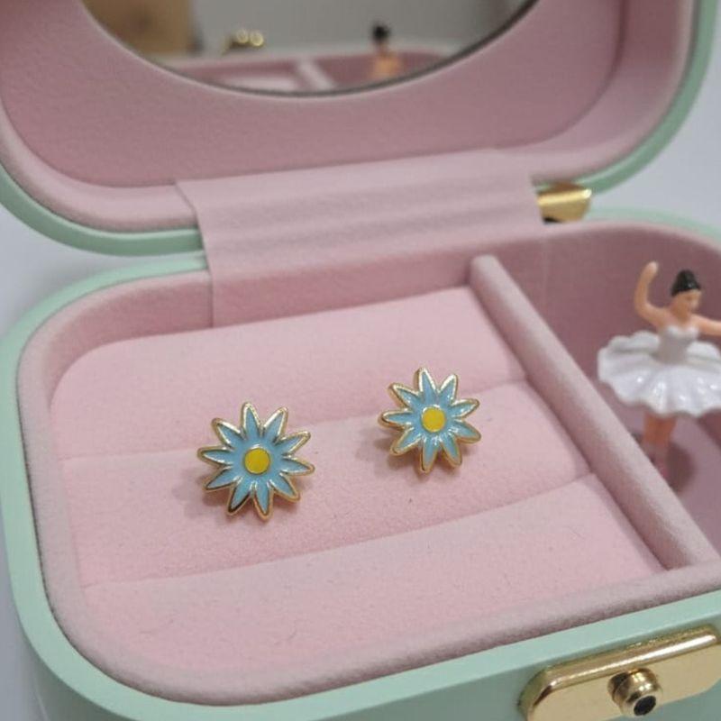 BRINCO MARGARIDA AZUL PONTUDINHA INFANTIL