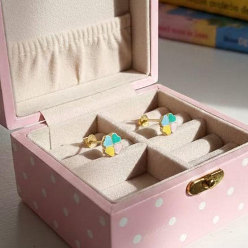 BRINCO TREVO COLORIDO