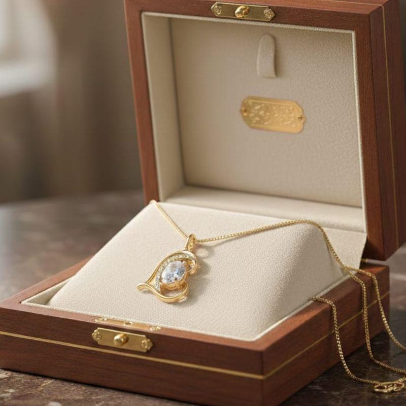 COLAR CORAÇAO C/ PONTO DE LUZ