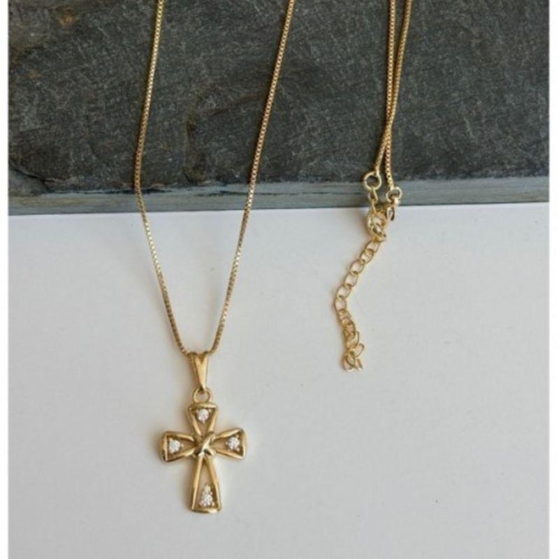 COLAR  CRUZ PONTO DE LUZ
