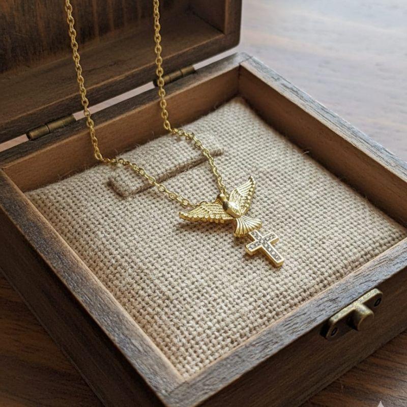 COLAR ESPIRITO SANTO C/ CRUZ