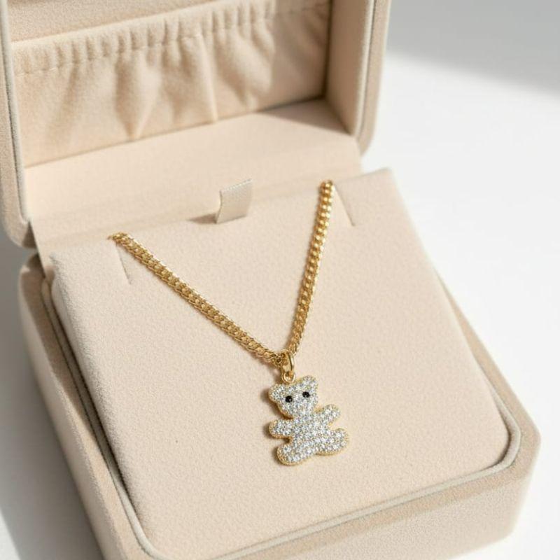 COLAR URSO CRAVEJADO