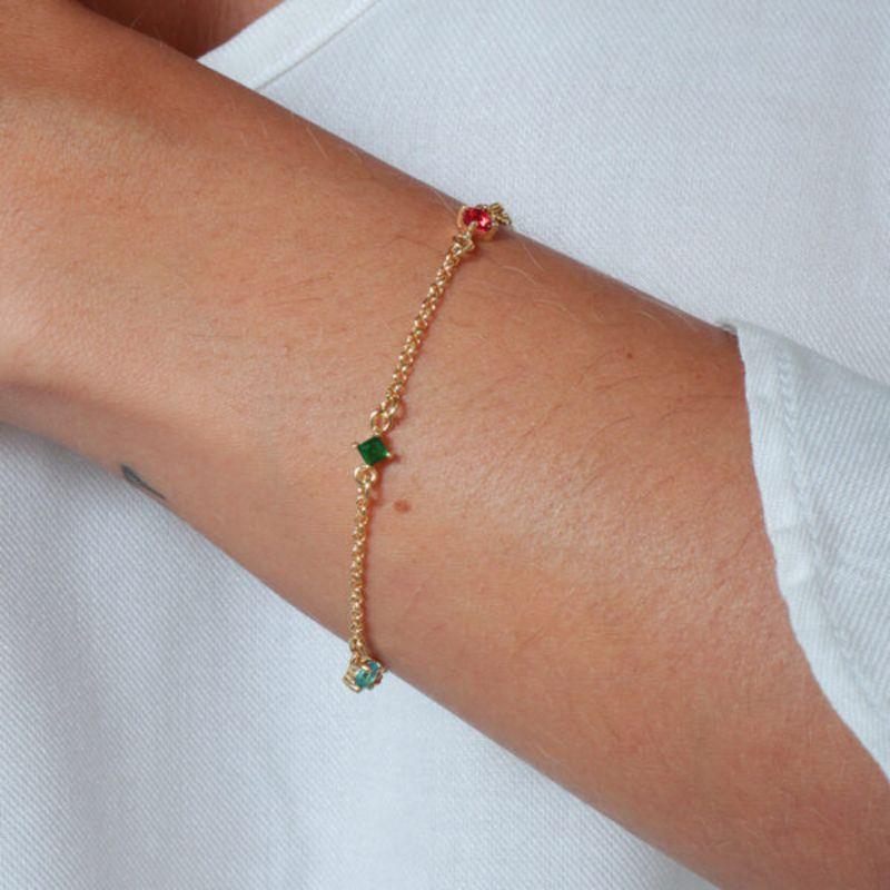 PULSEIRA ZIRCONIA COLORIDAS