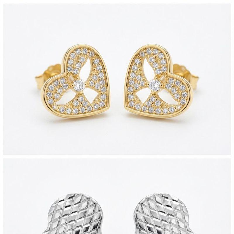 BRINCO CORAÇÃO CRAVEJADO ANJO