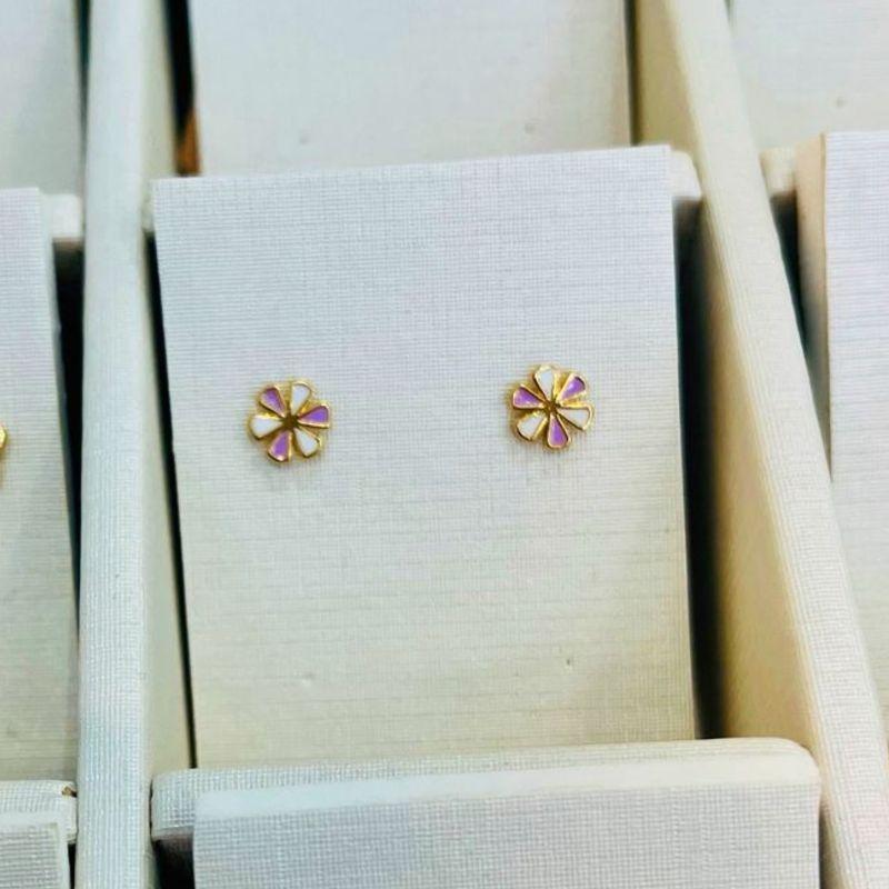 BRINCO FLOR GIRASSOL LILAS INFANTIL