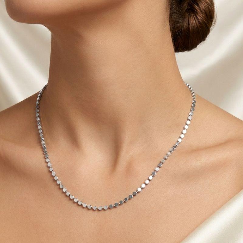 CHOKER BOLINHAS ACHATADAS