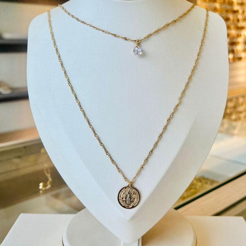 COLAR DUPLO PONTO DE LUZ / SAO BENTO