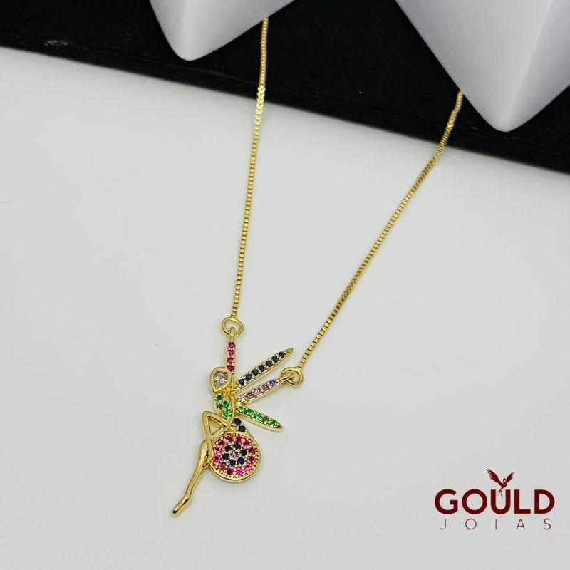 COLAR FADA ZIRCONIA COLORIDA