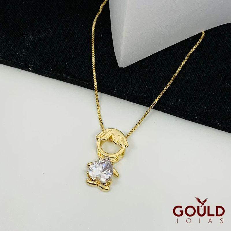 COLAR  MENINO CORAÇÃO CRISTAL