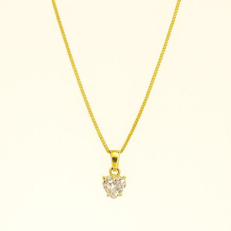 COLAR PONTO DE LUZ CORAÇÃO