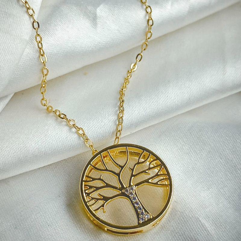 PINGENTE ARVORE DA VIDA C ZIRCONIA