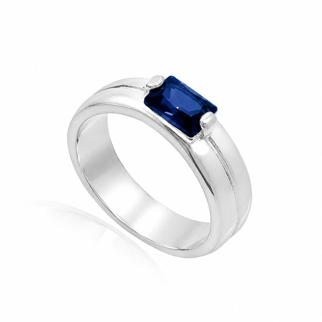 ANEL MASCULINO PEDRA AZUL
