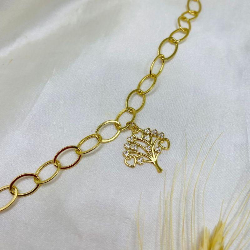 PULSEIRA C/PINGENTE ARVORE DA VIDA
